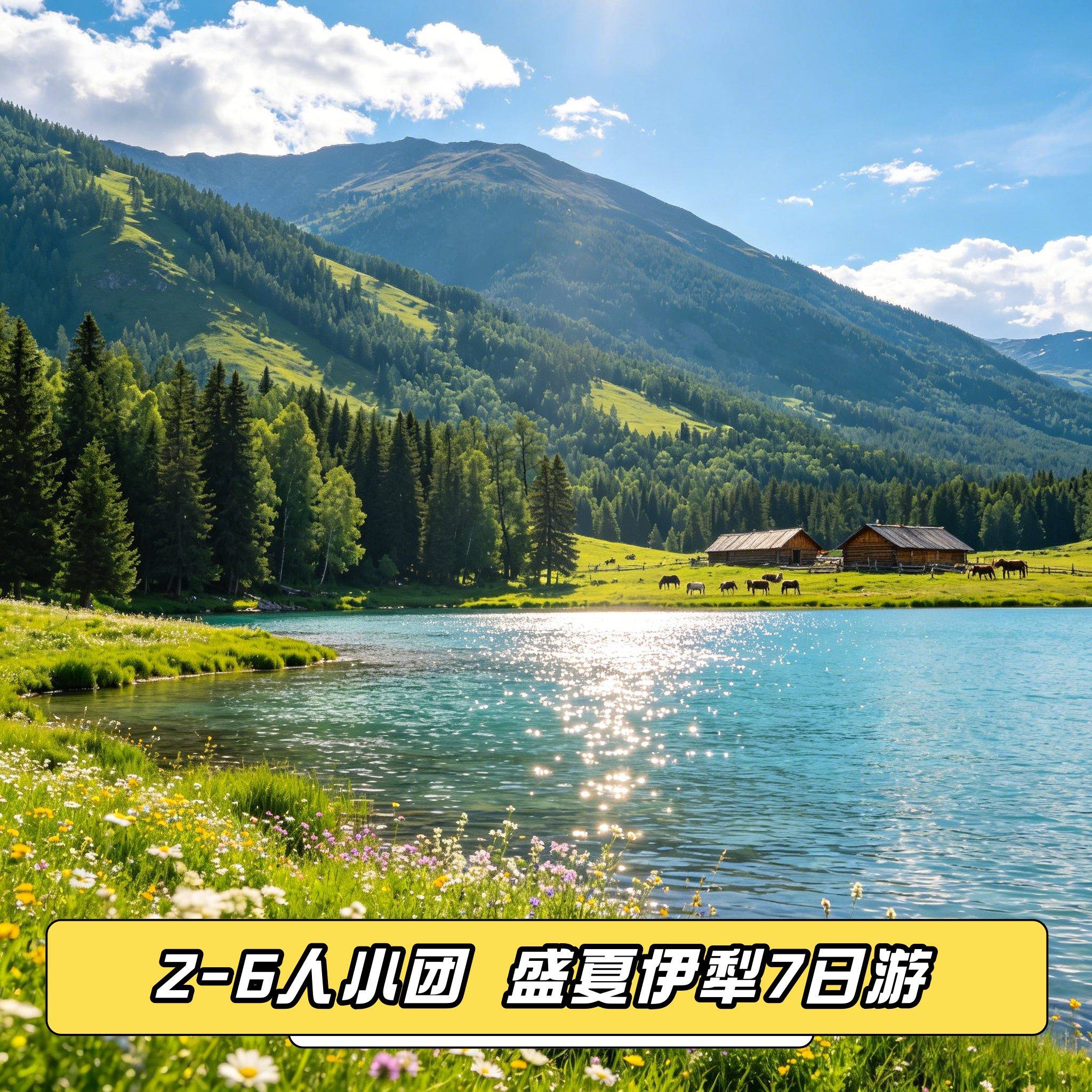 新疆中青国际旅行社 | 2 - 6人纯玩小团！伊宁起止7日深度游，览夏塔、琼库什台等绝美风光 - 新疆中青国际旅行社有限公司